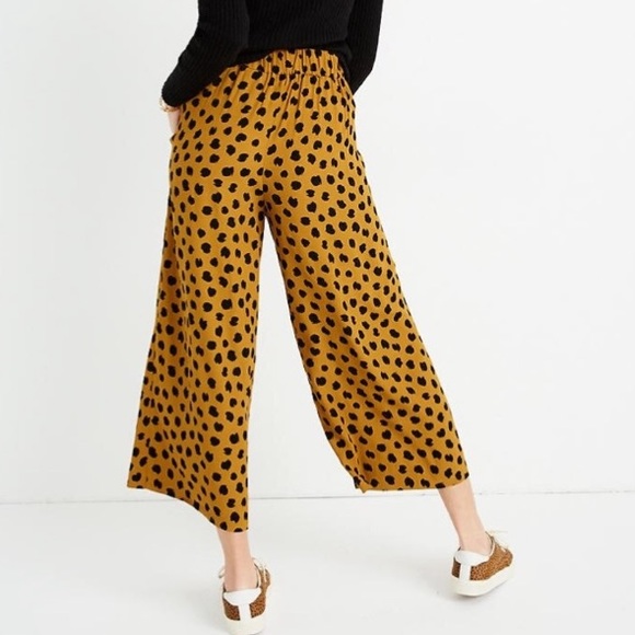 Madewell Huston Pull-on Crop Pants in Painted Spot - Picture 3 of 8